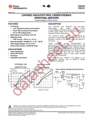 THS3120CDG4 datasheet  